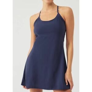 Outdoor Voices Women’s The Exercise Dress Navy Blue Tennis Pickleball Athletic M